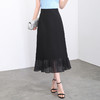 修身气质，夏款过膝长款雪纺荷叶边拼接时尚鱼尾裙高腰半身裙MYX-8885 商品缩略图1