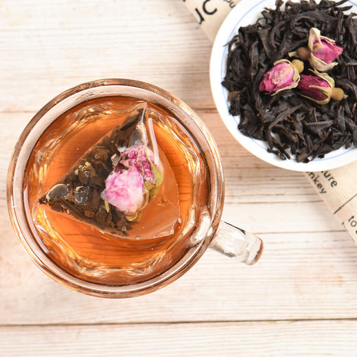 【玫瑰红茶 3g*10袋/盒】红茶与玫瑰的搭配，沁润花香，撩心怡人 商品图4
