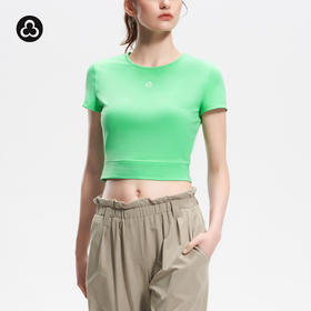 TITIKA ACTIVE瑜伽服速干圆领T恤女四面弹透气速干百搭夏季修身度短袖上衣Basic  21076