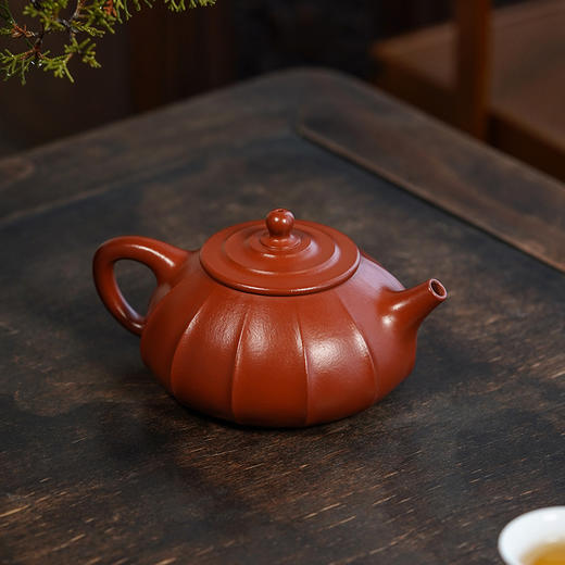 龙德堂陶艺 汤宣武制 《欣柔》原矿大红袍 240cc 库存请咨询客服 商品图3