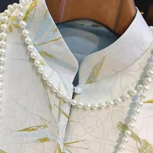 【服装鞋包】春秋季新中式减龄时尚改良立领唐装马甲小众设计宽松国风马夹 商品图3