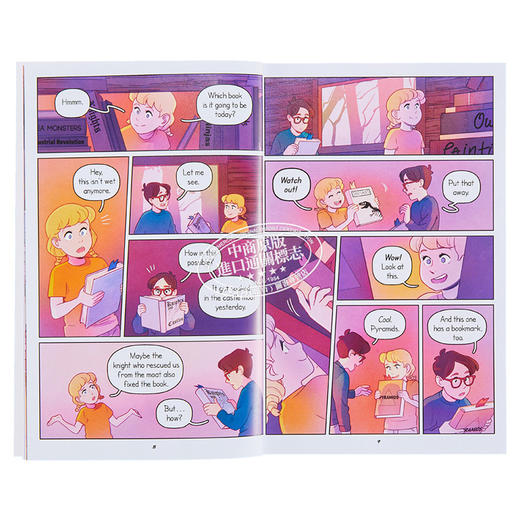 【中商原版】Magic Tree House 3 神奇树屋漫画版3 英文原版进口图书 桥梁漫画儿童图画图像小说 儿童文学 魔法树屋 小初文学 商品图5