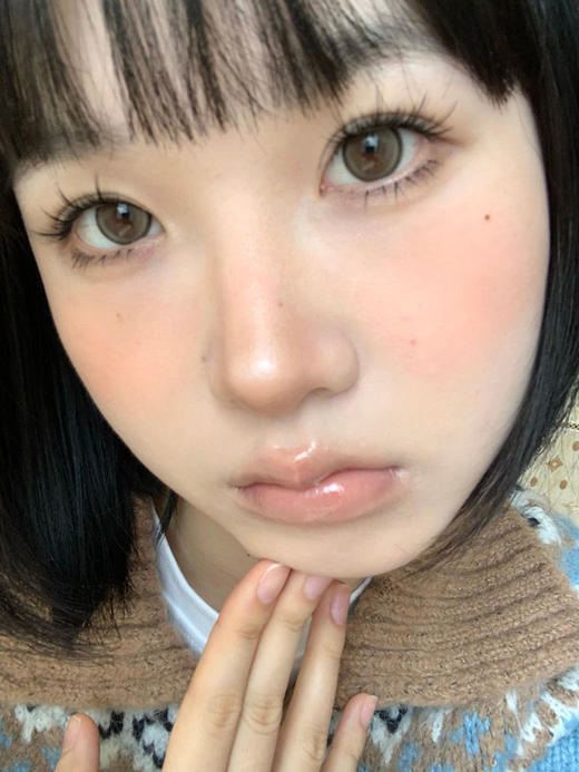 sugarplum糖豆 年抛美瞳 小木纹 直径14.0mm着色13.4mm 商品图8