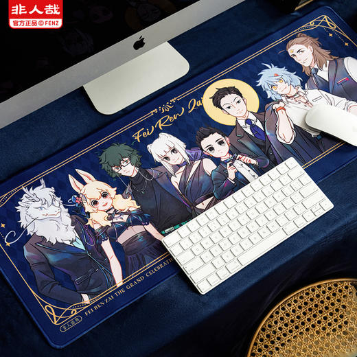 《非人哉官方店》非人盛典鼠标垫卡通动漫原创键盘垫子护腕防滑桌垫 商品图9