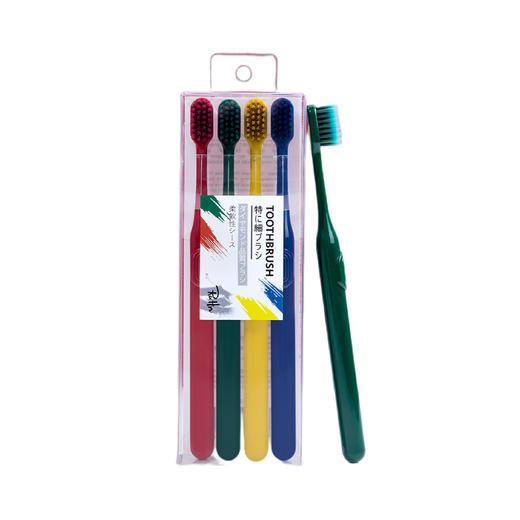 【6F】4支装 米选牙刷软毛大人家用家庭装组合 商品图0