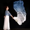 水墨古典舞长绸扇中国风加长灰蓝长绸扇渐变仿真丝古风舞蹈 商品缩略图6
