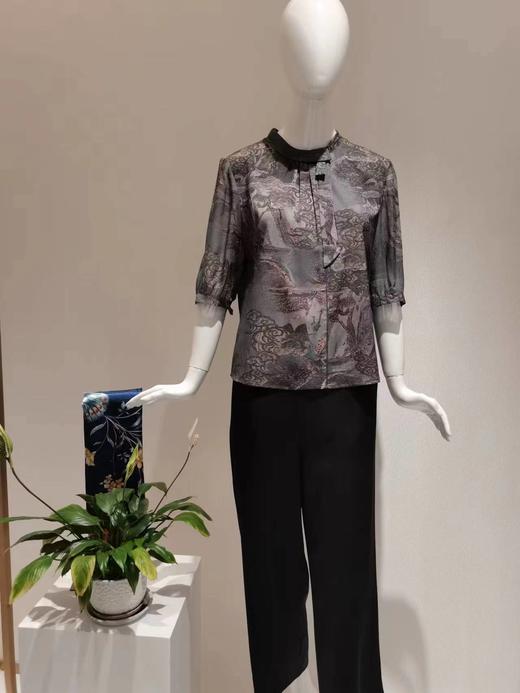 2F阿瓦塔桑蚕丝上衣S23107 商品图0