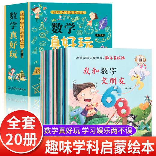 趣味学科启蒙绘本 数学真好玩 全20册/9787570524211 商品图0