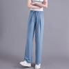 冰丝窄版阔腿裤，夏季新款薄款垂感显瘦休闲直筒女防蚊裤TR-LXH89061 商品缩略图2