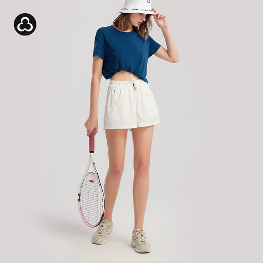 TITIKA ACTIVE瑜伽服短款不规则下摆运动时尚短袖11066 商品图3