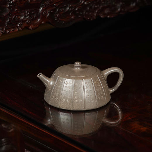 龙德堂陶艺 徐飞制 《书简》原矿青段 230cc 库存请咨询客服 商品图3