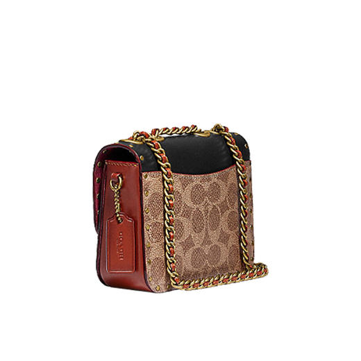 COACH蔻驰女士皮革黑色Madisson单肩斜跨包 商品图1