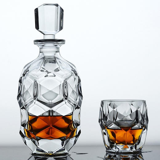 捷克进口BOHEMIA 波西米亚水晶玻璃 洋酒杯酒樽酒具套装家用轻奢 商品图3