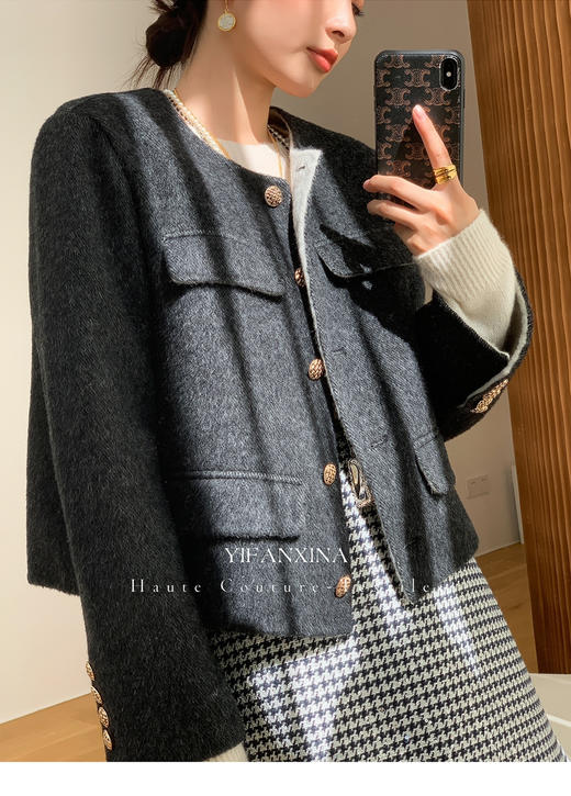 6色反季羊毛大衣 商品图2