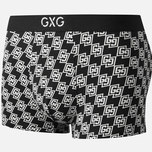 GXG男士内裤【单条装】莫代尔棉质内裤男透气抑菌印花短裤内裤潮 商品图2