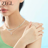 ZEGL设计师冰透小彩串彩色叠戴项链女轻奢小众锁骨链 商品缩略图2