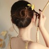 中国风气质银杏叶发簪高级感丸子头发饰古风优雅盘发簪子 商品缩略图6