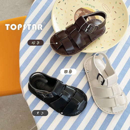 TOPSTAR夏季新款男女宝软底儿童凉鞋1702★ 商品图3