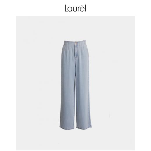 Laurel劳芮 宽松直筒修身显瘦垂感牛仔裤LWL342K07300 商品图4