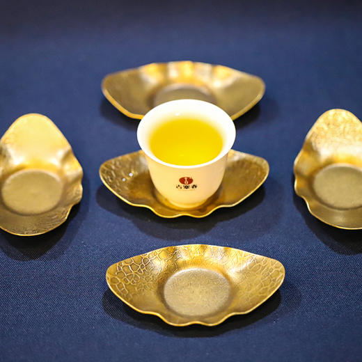 古寨春专属杯托，纯铜材质，五个一组，单拍不发货随拍下订单发货 商品图0