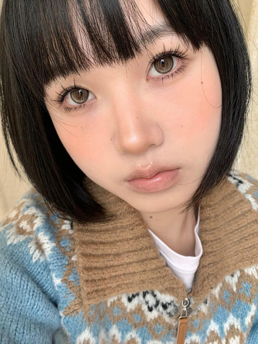 sugarplum糖豆 年抛美瞳 小木纹 直径14.0mm着色13.4mm 商品图7