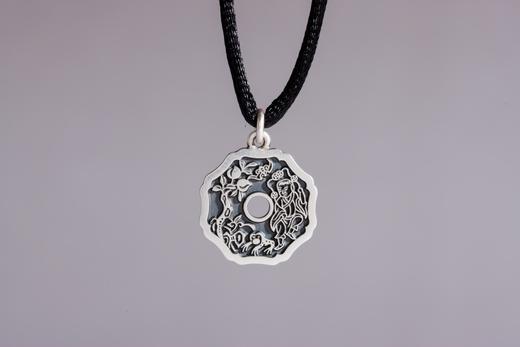 矩德泉坊 纯银手作   喜生贵子连中三元（1.7厘米版）652 商品图0