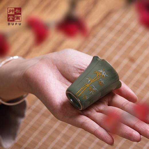 杜甫草堂 君子之仪小酒杯创意陶瓷小茶杯国风迷你小茶杯送长辈 商品图2