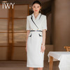 IWY/夏季白色高级感西装连衣裙夏季修身洋气工作服女职业气质时尚正装Q908+D0119 商品缩略图2