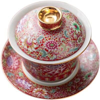 150手绘特大盖碗（下单请备注颜色） 商品图5