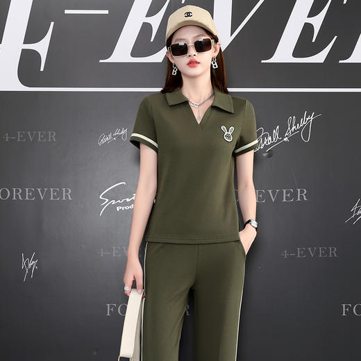 夏季新款，洋气短袖长裤显瘦两件套运动装WH-Z2317 商品图6