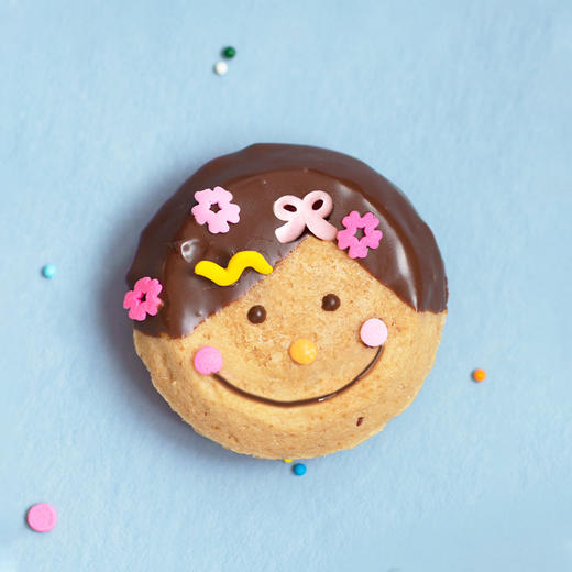 男孩巧克力味、女孩梅子味曲奇烧2枚装伴手礼 商品图1