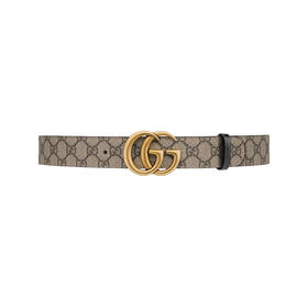 GUCCI 男士乌木色皮革腰带 659416-92TIC-9769