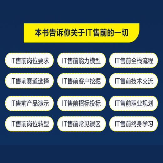 官网 一本书讲透IT售前 蒋珍波 IT售前标准参考书 IT售前全流程知识体系 IT售前工作技巧职业发展书籍 商品图1