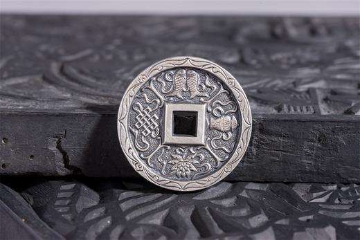 矩德泉坊 纯银手作   八宝（3.6厘米版）636 商品图6