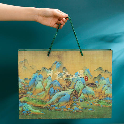 中国风千里江山笔记本套装礼盒古风记事本笔记本子ins风送人礼物 商品图8