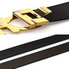 SALVATORE FERRAGAMO 男士黑色时尚金扣皮革腰带 67-5542-586940 商品缩略图4