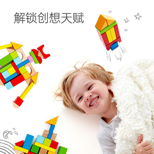 Hape60块益智积木E8007 商品图1