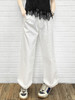 TYNVIE 插袋直筒阔腿裤-白色 商品缩略图5