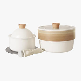 KimsCook 一米阳光锅具全家福五件套 奶锅/煎锅不粘锅 可拆卸把手[福利品]