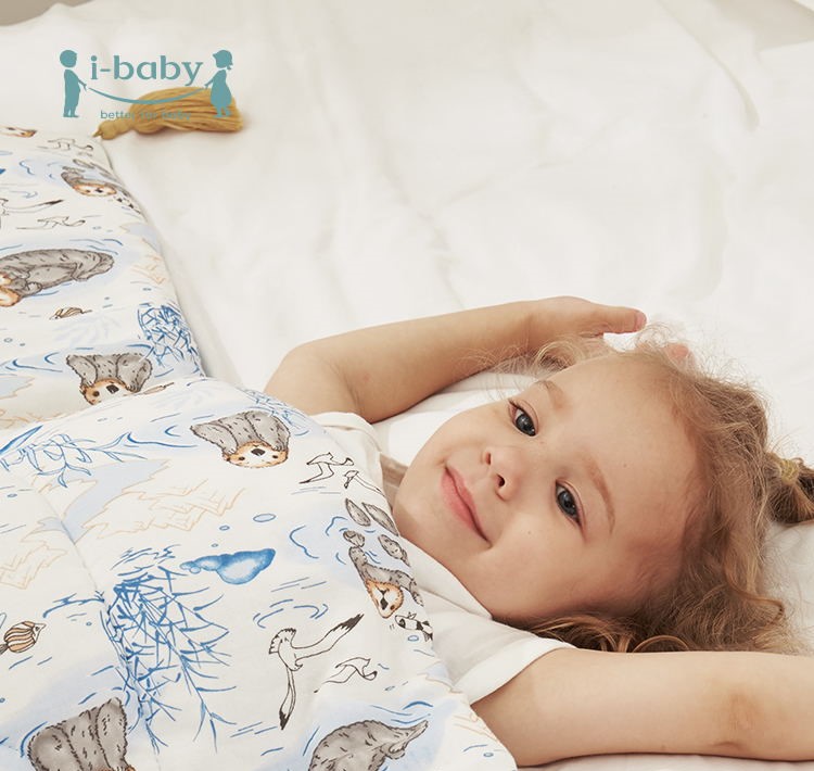 【qhxj】i-baby儿童恒温睡被 春季被婴幼儿被子宝宝空调被 四季通用