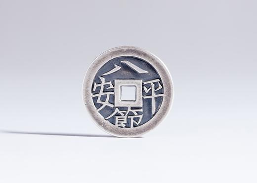 矩德泉坊 纯银手作   四时吉庆八节平安（2.4厘米版）649 商品图2