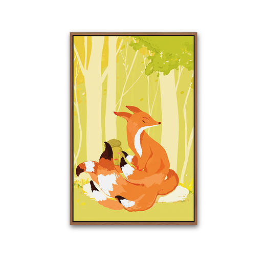 多喜爱儿童房可爱布艺装饰画  萌萌森林游记cs 商品图2