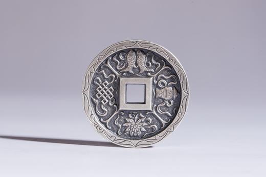 矩德泉坊 纯银手作   八宝（3.6厘米版）636 商品图0