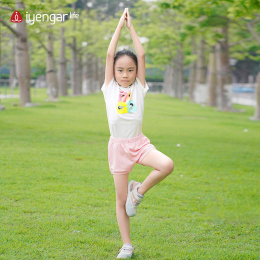 C7006亲子瑜伽 亲子瑜伽童装T恤 儿童瑜伽短袖 商品图1