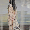 绽放363朵【甜茶系列·白茶】天丝苎麻手绘泼墨山脉国画连衣裙 商品缩略图0