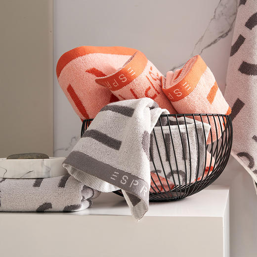 罗莱生活旗下品牌  ESPRIT/埃斯普利特  100%棉  毛巾方巾浴巾套装   新疆长绒棉  缎档工艺 居家好物 商品图3