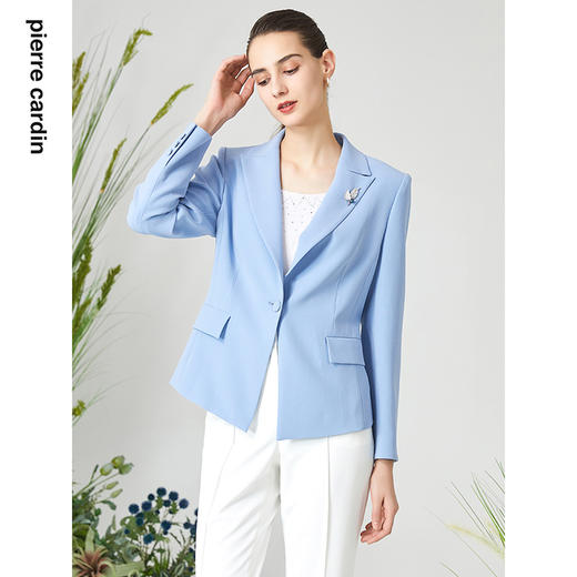 皮尔卡丹女装春季新款知性优雅淑女修身西服P3103U3046L1
 商品图1