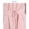【长绒棉】Laurel劳芮 时尚前卫盖袖粉连衣裙LWL342Y05400 商品缩略图7
