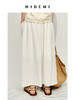 HIDEMI度假系列白色艺术感水洗亚麻阔型慵懒伞状三件套 衬衫/半身裙/中短裤 商品缩略图10