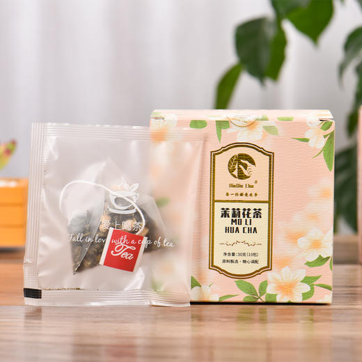 【茉莉绿茶  3g*10袋/盒】  花清新， 茶香浓 商品图2